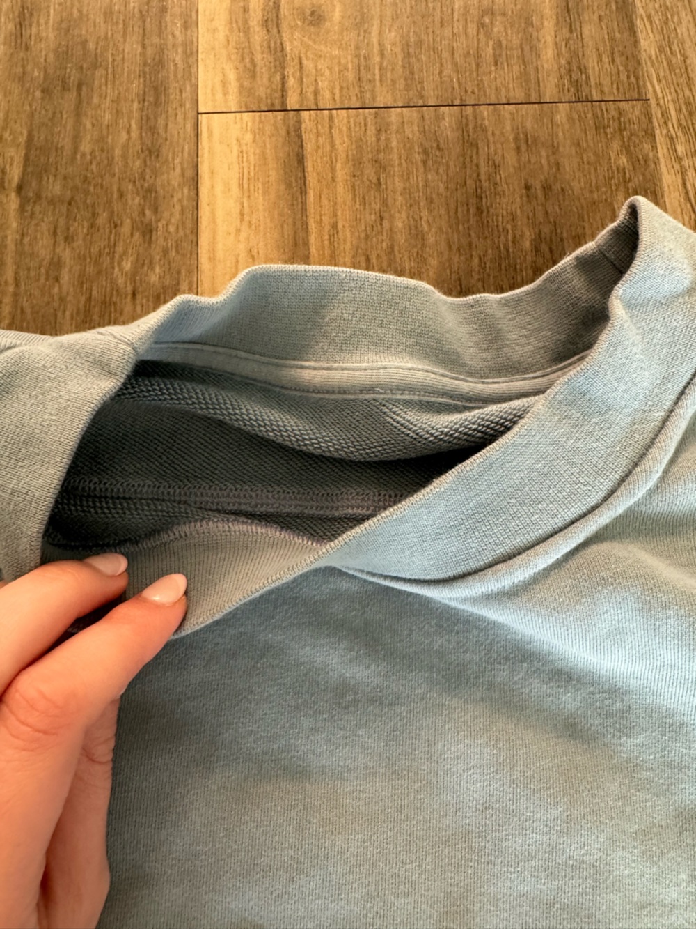 Lululemon Chambray Blue Crewneck - Picture 4 of 8